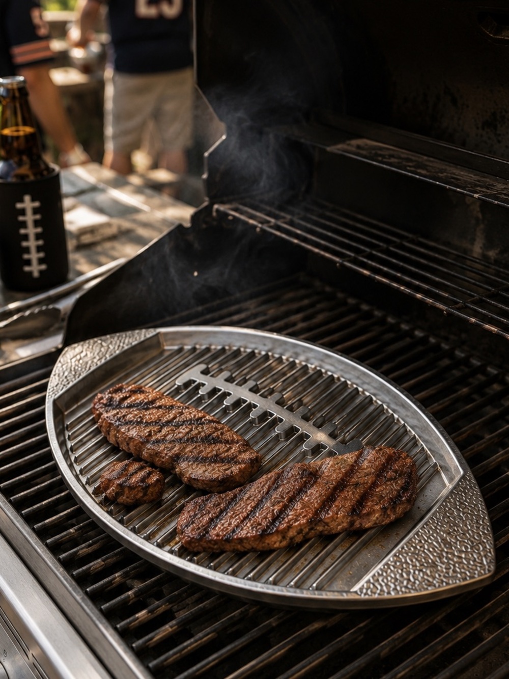 Wilson Armetale Football Grillware Griller Platter NWT Game Day BBQ | Brand New